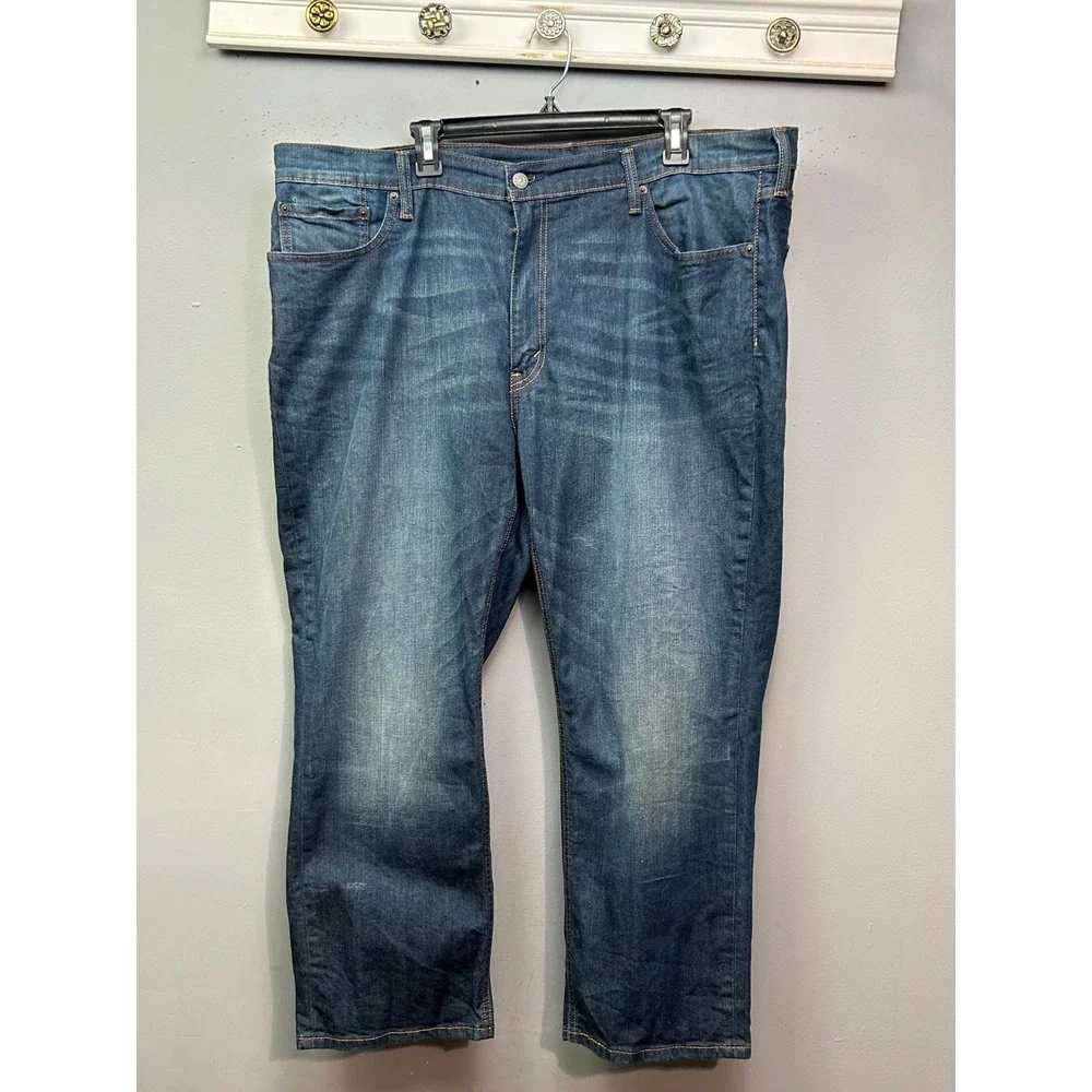 Levi's Jeans Men‎ 44x28 Blue 541 Athletic Taper Stretch Denim Medium Wash Casual